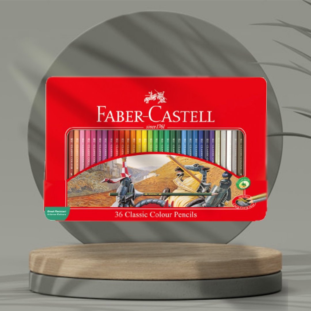 Faber-Castell 油性色铅笔36色/铁盒(原厂正货) - 其他 - 其他材质 多色