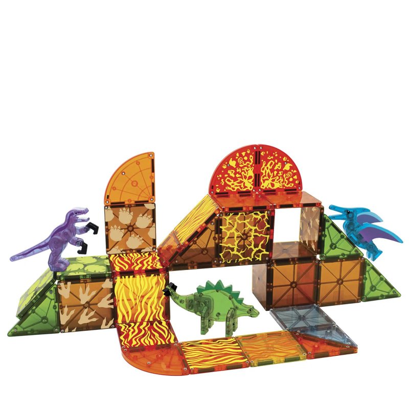 Magna-Tiles磁力积木 恐龙世界 40片 - 玩具/玩偶 - 其他材质 