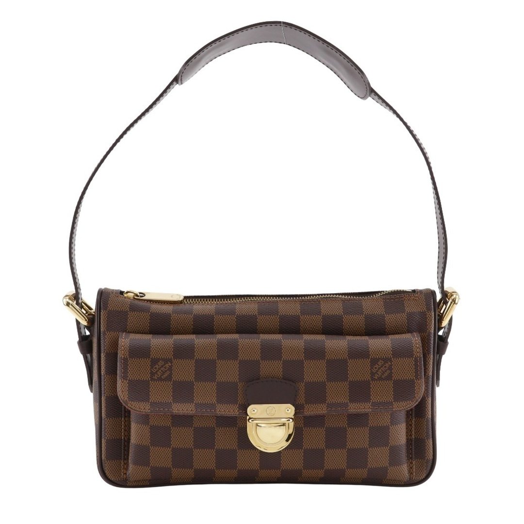 【日本直购】路易威登 LOUIS VUITTON Ravello GM 侧肩包 Damier Ebene 帆布 咖啡色 VI1016 女仕【二手】 - 侧背包/斜挎包 - 人造皮革 咖啡色