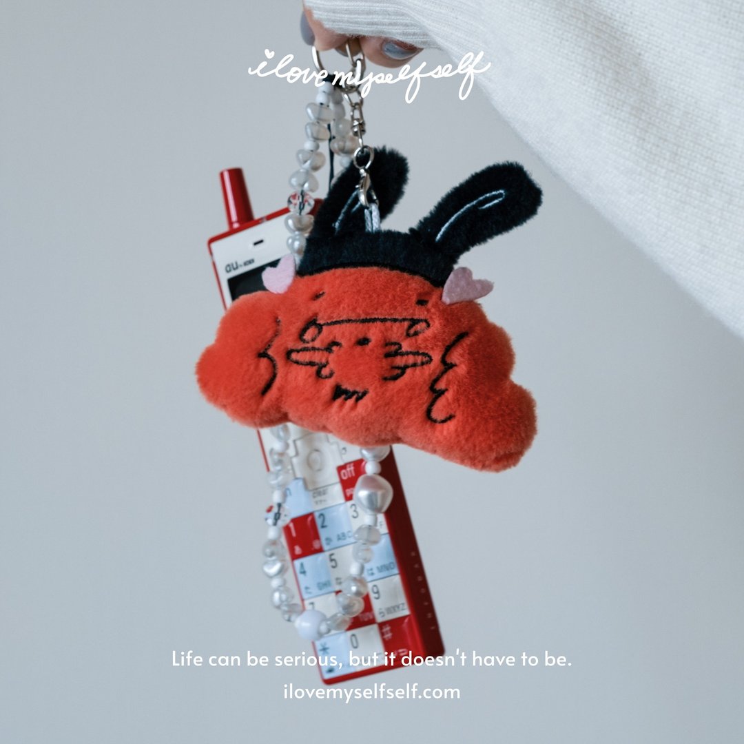 Tata plush doll keychain - 玩偶/公仔 - 棉 多色