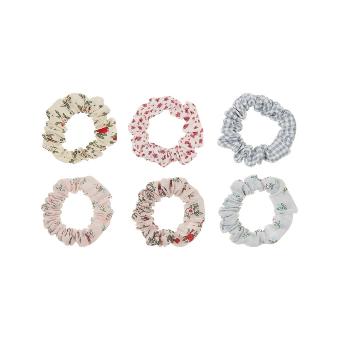 英国Mimi &amp; Lula SS22_小花荷叶边发束6入 - 婴儿饰品 - 聚酯纤维 