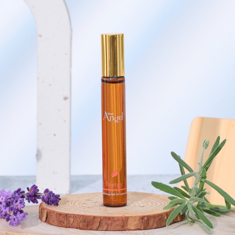 勇气能量Energy | 芳疗滚珠精油 | 提升正念能量 积极挑战 - 香薰/精油/线香 - 精油 红色