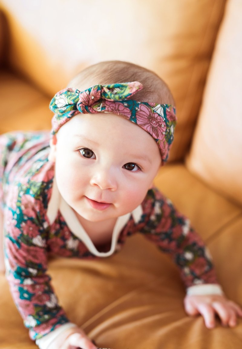 MILKBARN 蝴蝶结小发带 - 围嘴/口水巾 - 棉．麻 多色