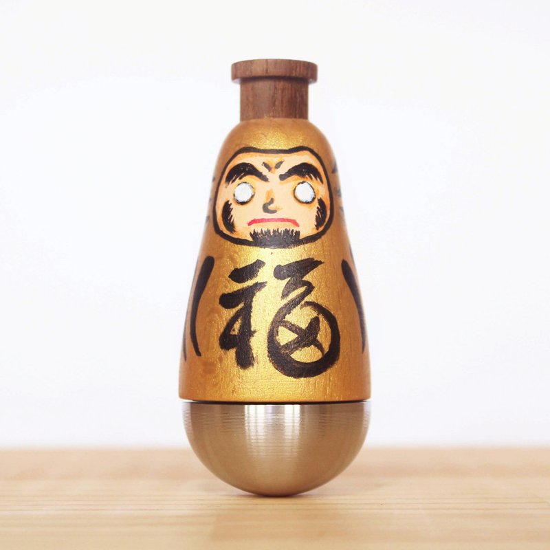 闻森笛 – 金色福气不倒翁 卡祖笛 KAZOO 公仔 - 吉他/乐器 - 木头 金色