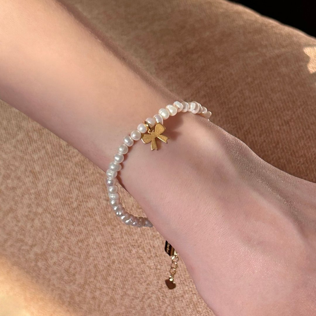 LITTLE PEARLS BRACELET (手链) - 手链/手环 - 珍珠 