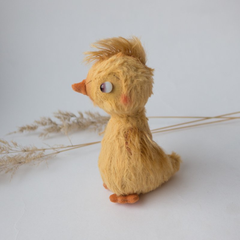 Teddy Chicken Doll - 10cm - 玩偶/公仔 - 其他材质 黄色