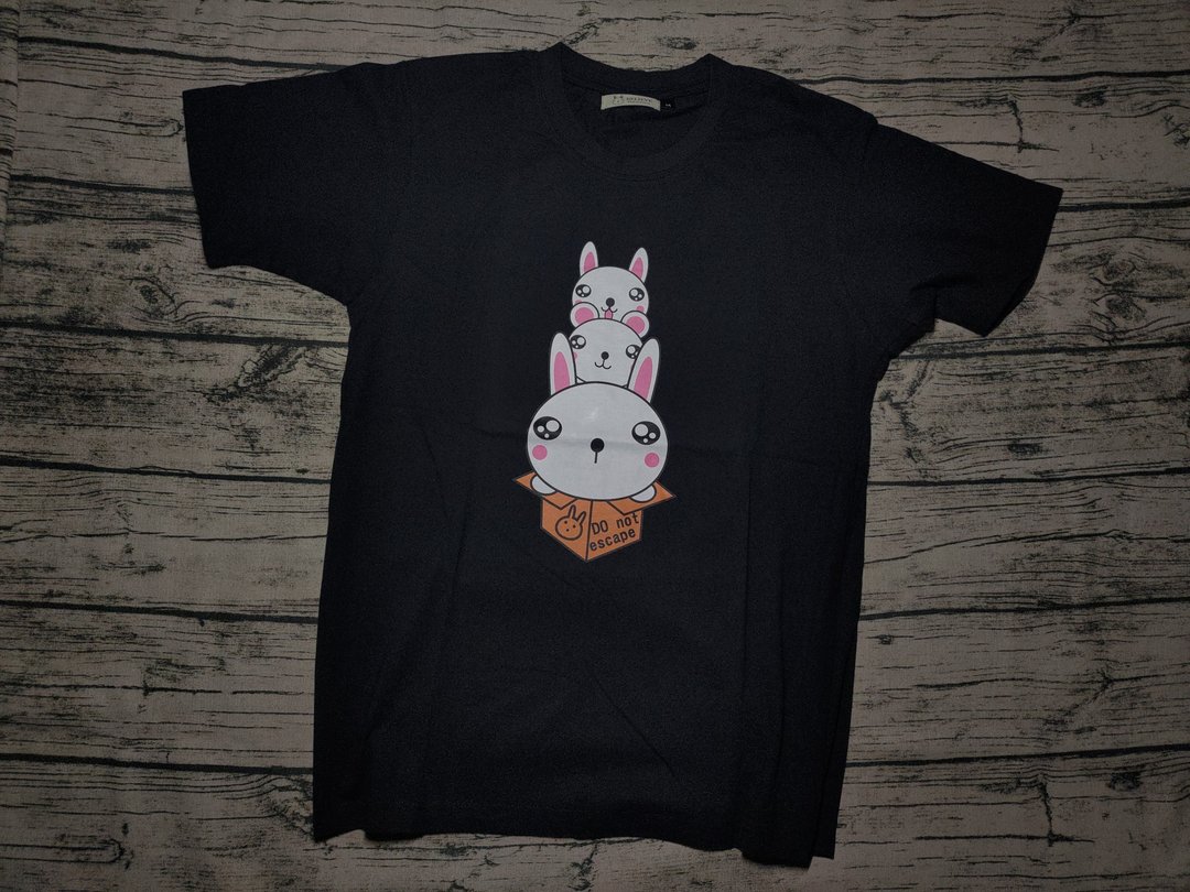 兔子不要逃避t-shirt - 女装 T 恤 - 棉 