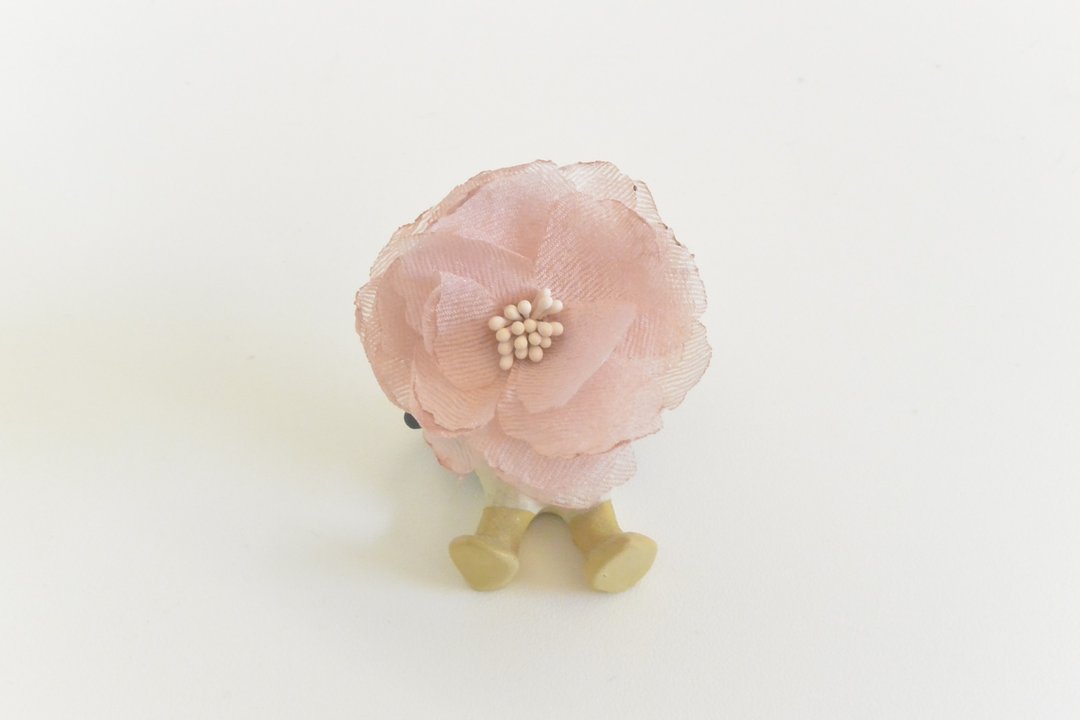 花朵发圈-粉红色 - 发饰 - 棉 粉红色