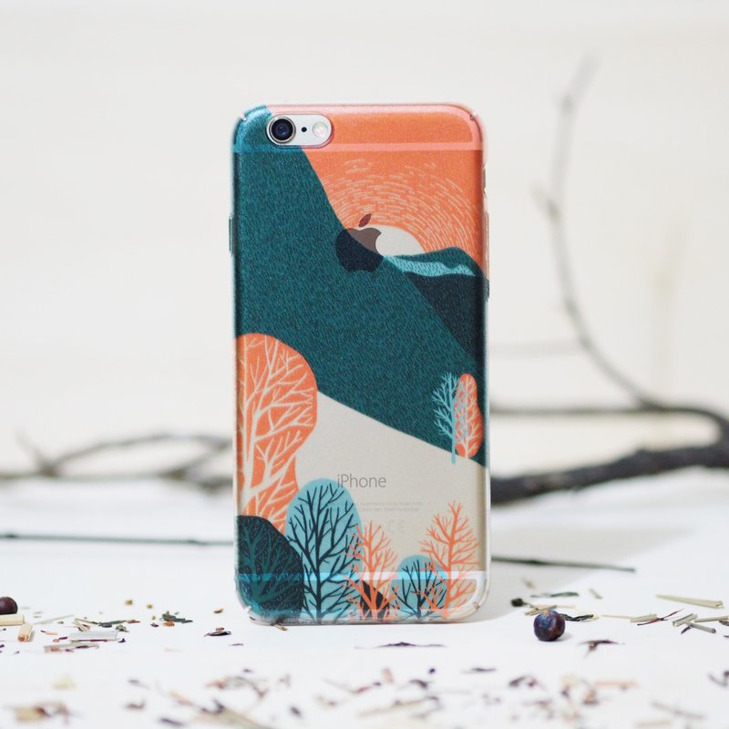 季节手机壳 － 秋 - 手机壳/手机套 - 塑料 橘色