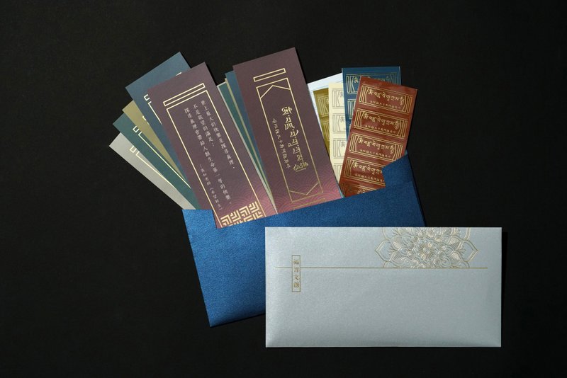 金刚力心咒贴纸书签组合包 - 贴纸 - 纸 多色