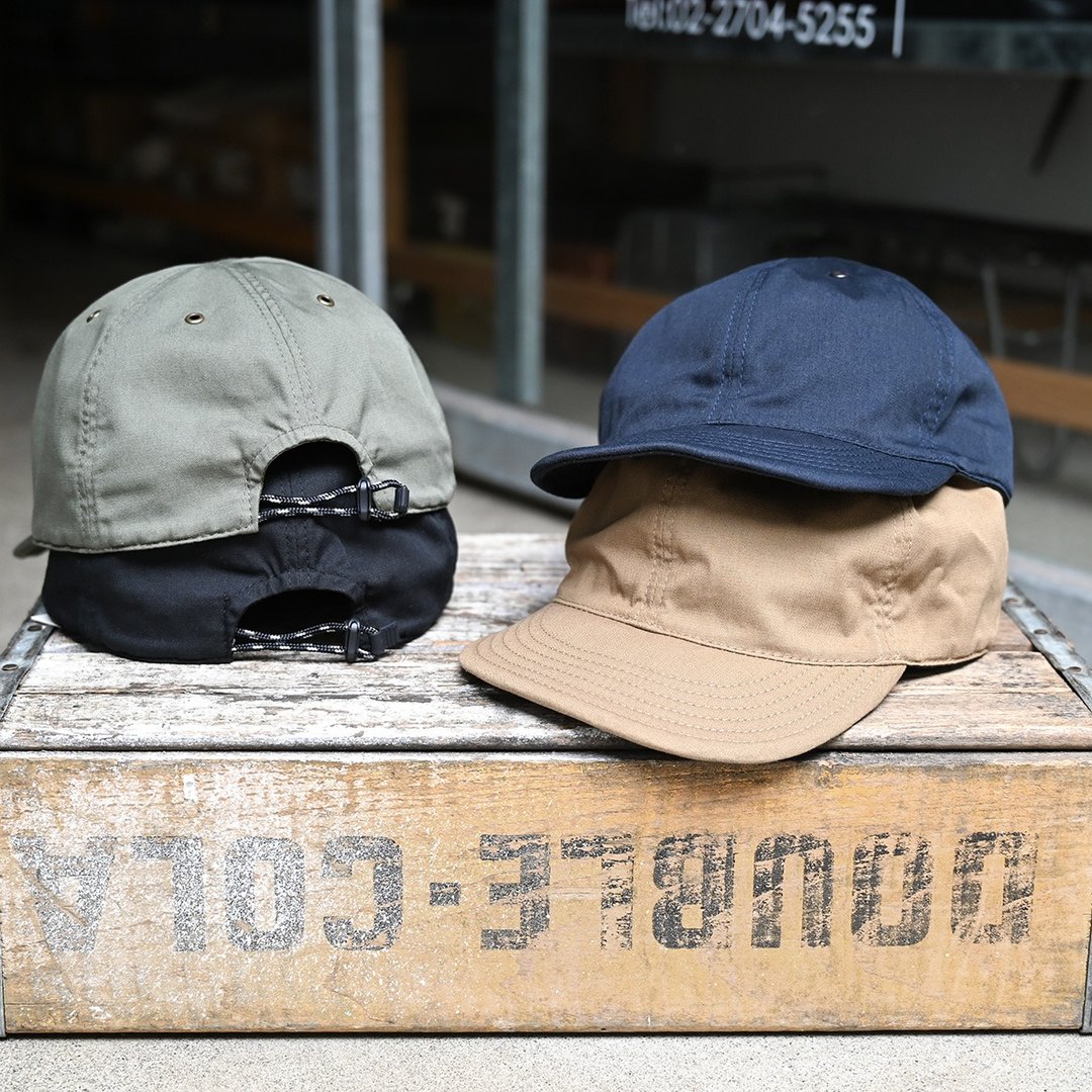 HIGHER Cap 斜布纹短檐帽 / 日本制、工装帽、棒球帽、老帽 - 帽子 - 棉．麻 多色