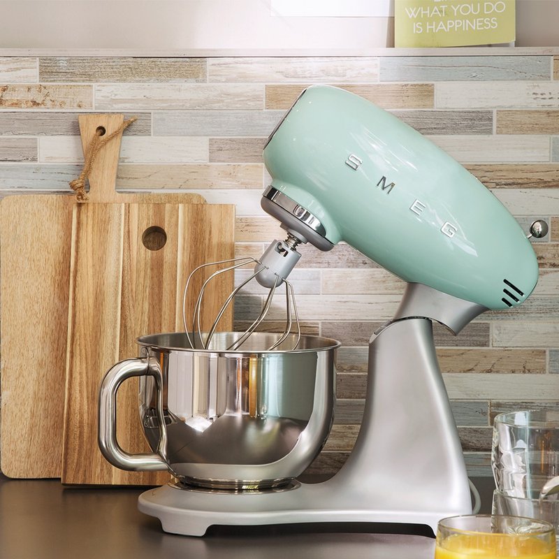 【SMEG】意大利复古美学搅拌机-粉绿色 (赠烘焙甜点食谱) - 厨房家电 - 其他金属 绿色