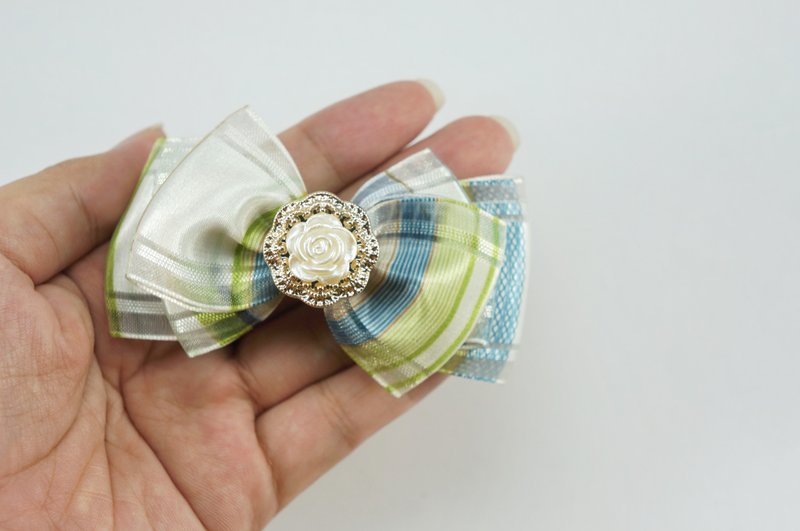 E2-发夹 - 发夹浏海夹侧夹一字夹类 特殊雪纺 - 发饰 - 其他材质 多色