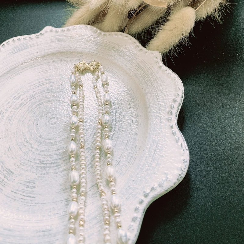 ENDRO ACC 憧憬珍珠双层项链 - 项链 - 珍珠 多色