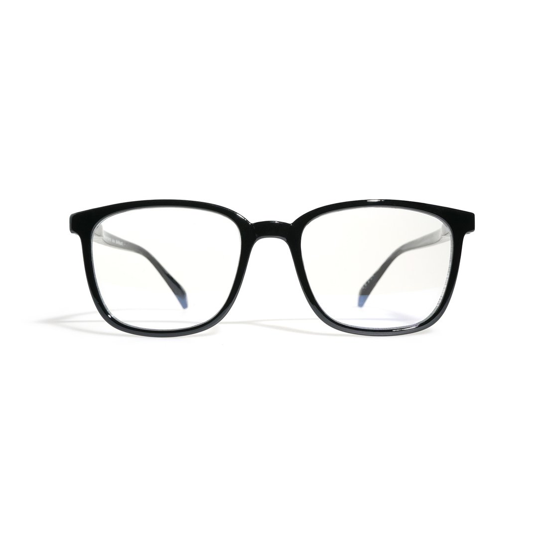 Wellington Frame 成人 威灵顿框型 滤蓝光眼镜 - Black - 眼镜/眼镜框 - 塑料 黑色