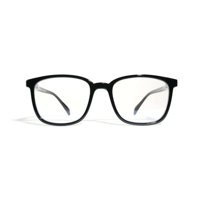 Wellington Frame 成人 威灵顿框型 滤蓝光眼镜 - Black - 眼镜/眼镜框 - 塑料 黑色