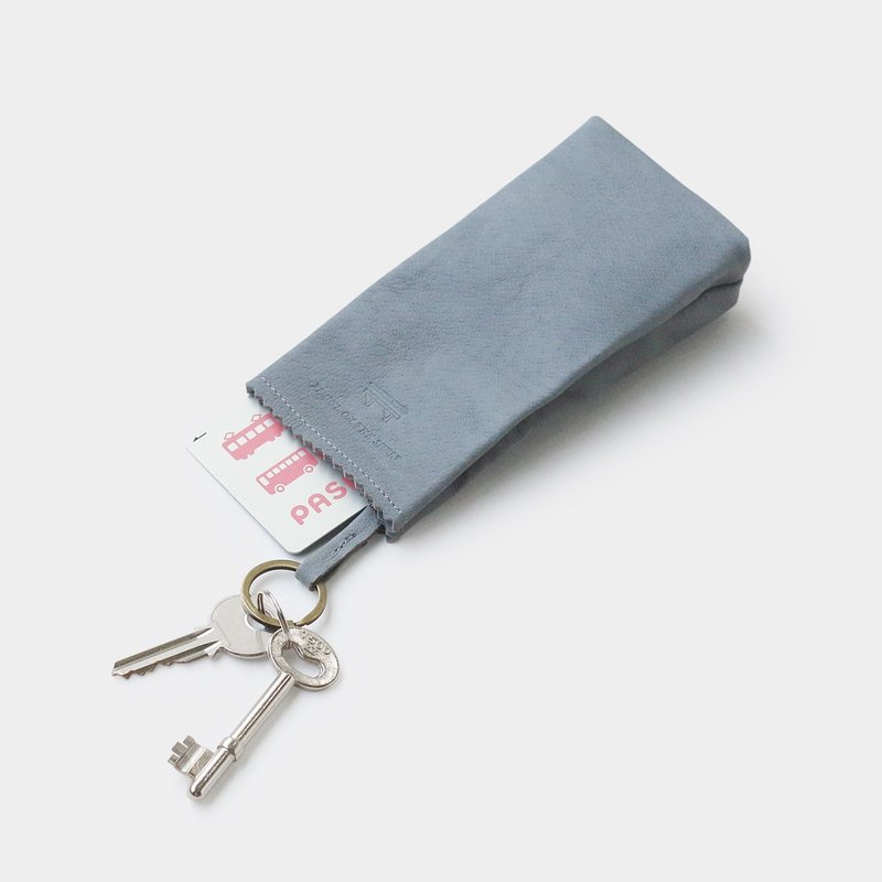 paper key pouch : grey - 其他 - 真皮 灰色