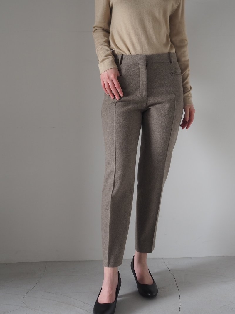 CELINE 赛琳 由 Phoebe Philo 设计师时期 羊毛 宽管裤 尺寸 36 古着 - 女装长裤 - 羊毛 