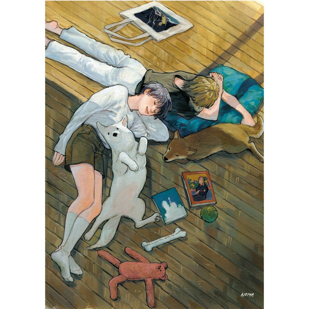 又一个周末 |诺玛 |韩国插画艺术纸海报A4|水彩 - 海报/装饰画/版画 - 纸 