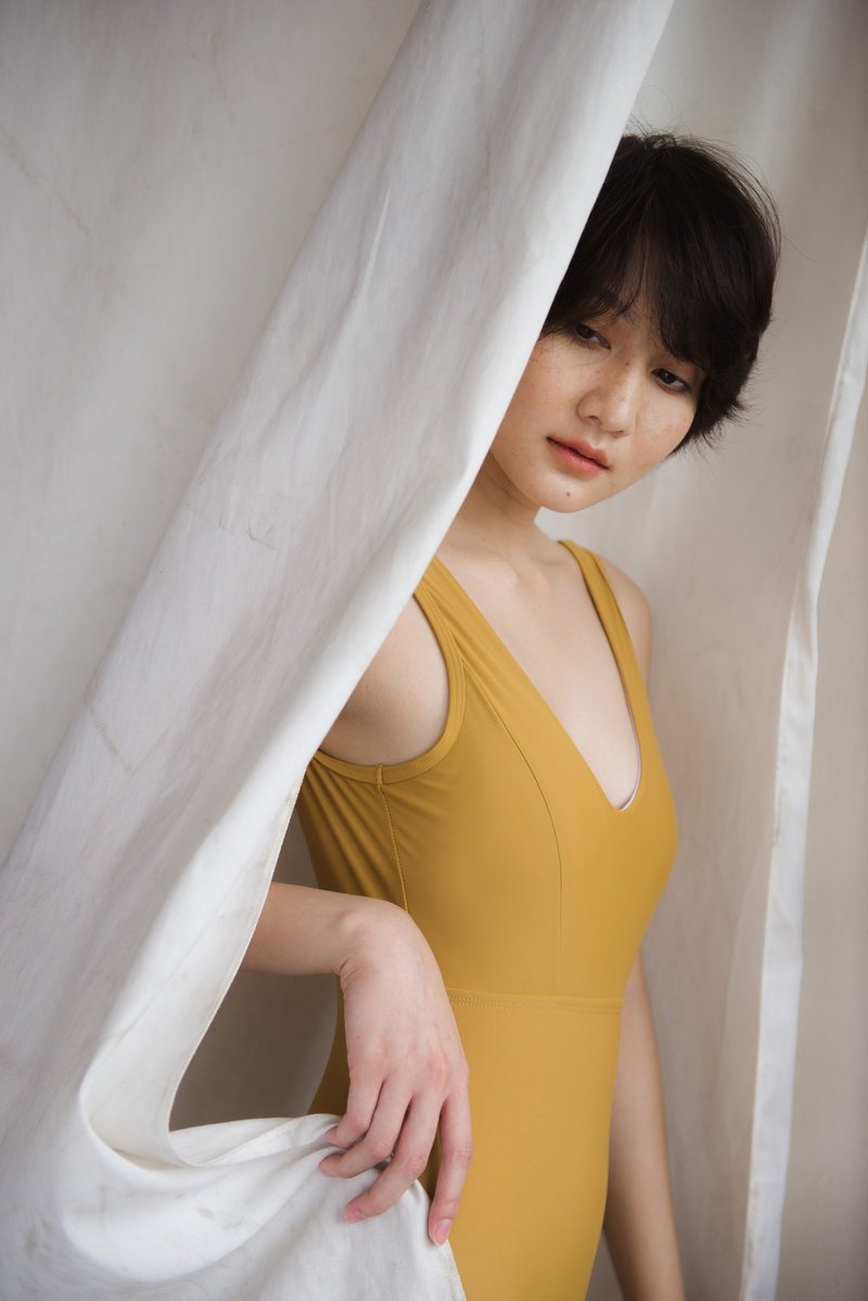 Mustard Yellow LIMITED EDITION - LILLY-V - (Size S) / Swimwear - 女装泳衣/比基尼 - 其他材质 黄色