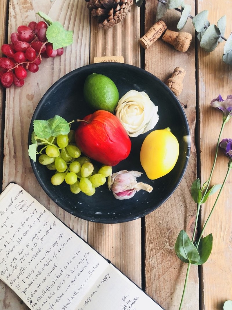 【奇钰家居】大理石水果盘 - 收纳用品 - 石头 白色