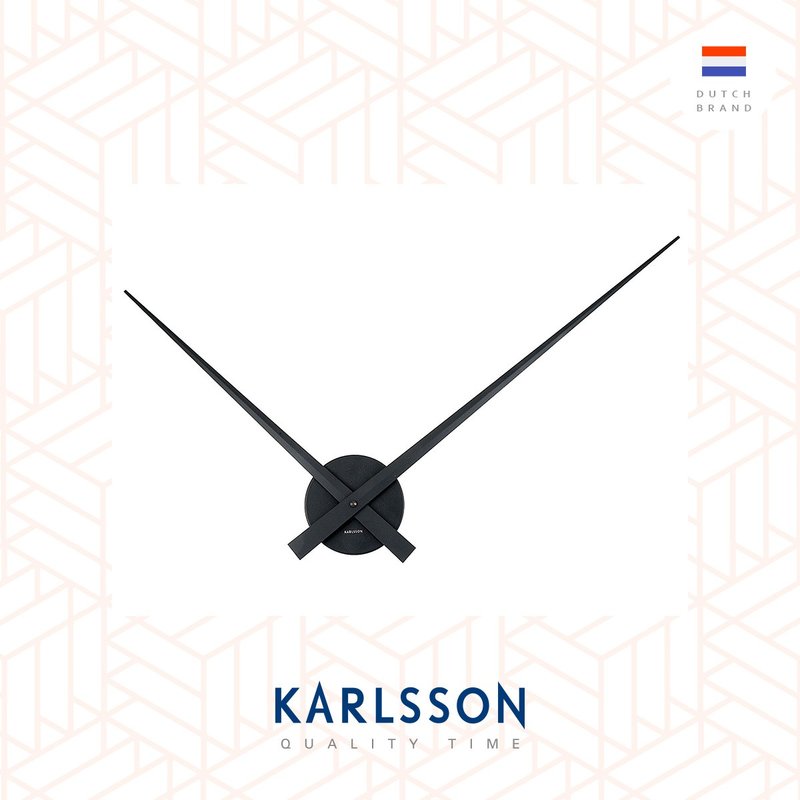 Karlsson Wall clock 90cm Little Big Time black - 时钟/闹钟 - 其他金属 黑色