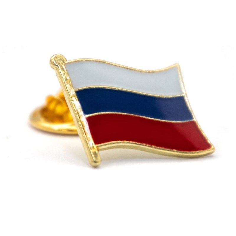 Russia 俄罗斯国旗 辨识胸针 国旗配饰 国徽徽章爱国 国庆 游行 - 胸针 - 其他材质 多色