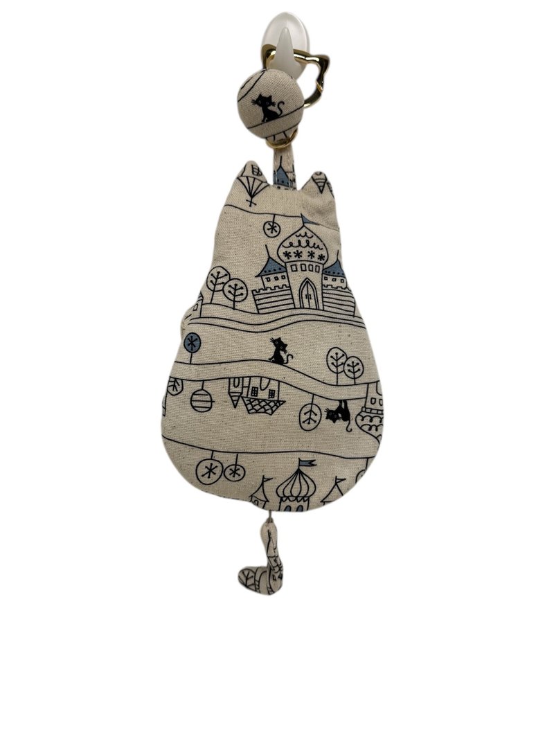 就爱猫-猫咪造型钥匙零钱包 - 零钱包 - 棉．麻 