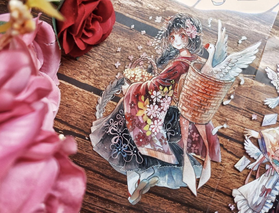 森林物語 (2) PET 紙膠帶 水晶 10米卷 - 纸胶带 - 其他材质 多色