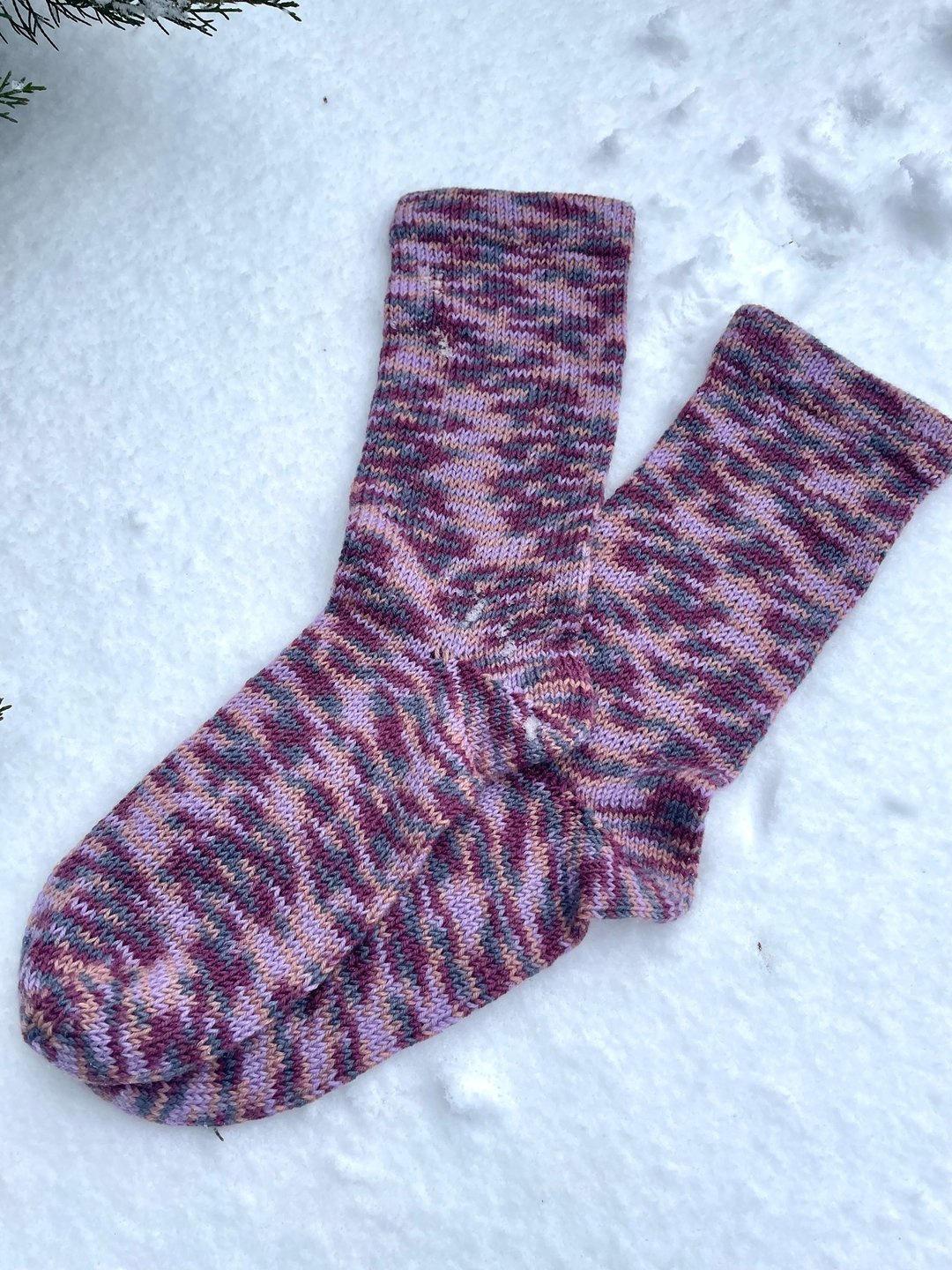 Handmade warm socks, womens wool socks, socks - 袜子 - 羊毛 红色
