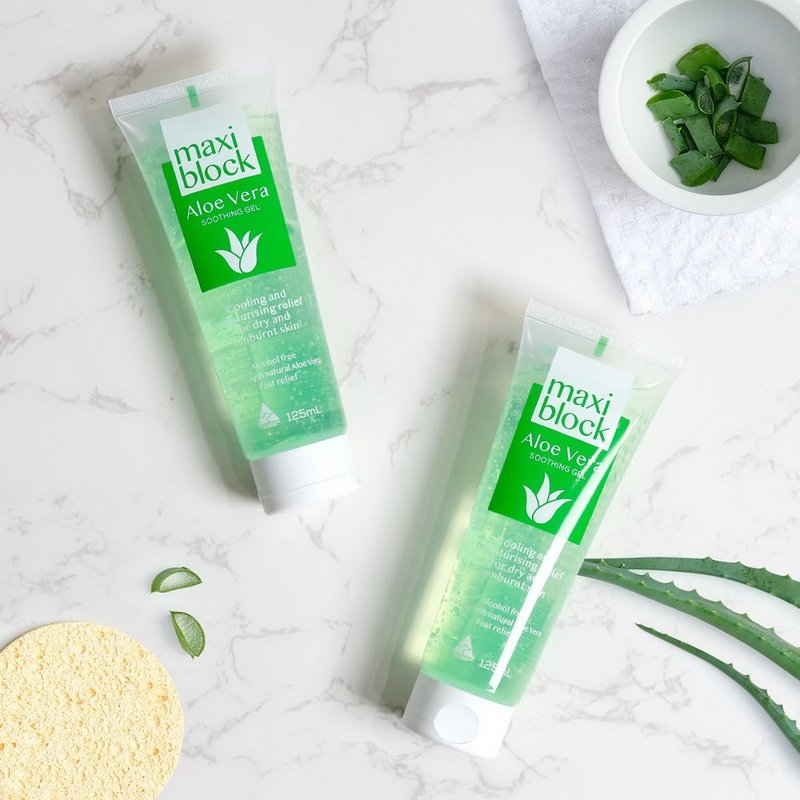 下单享包邮-天然芦萃保湿凝露 Maxiblock Aloe Vera Soothing Gel - 面膜/冻膜 - 其他材质 绿色