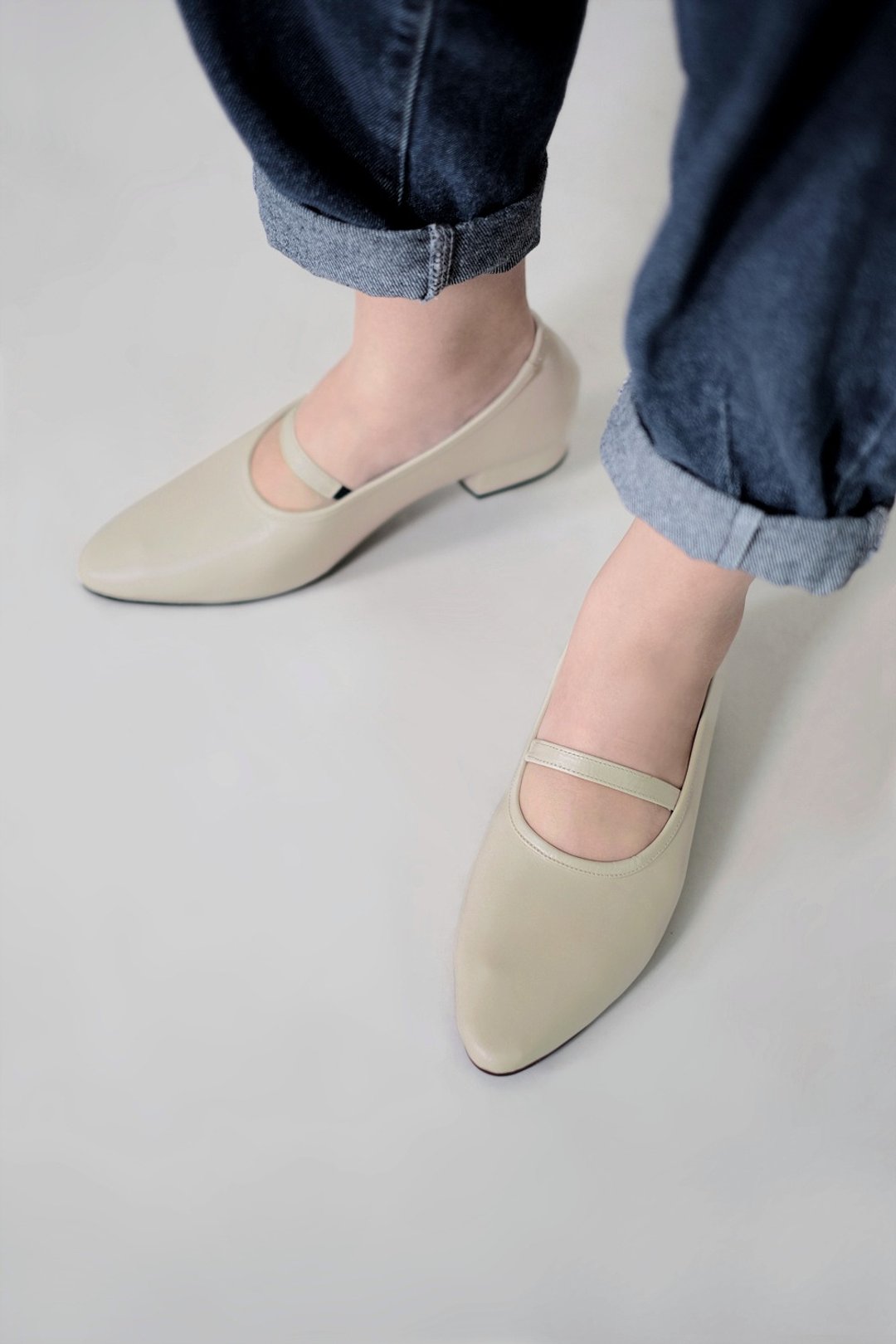 The Gloves Caramel (米杏) Heels 柔革版  | WL - 其他女款皮鞋 - 真皮 卡其色