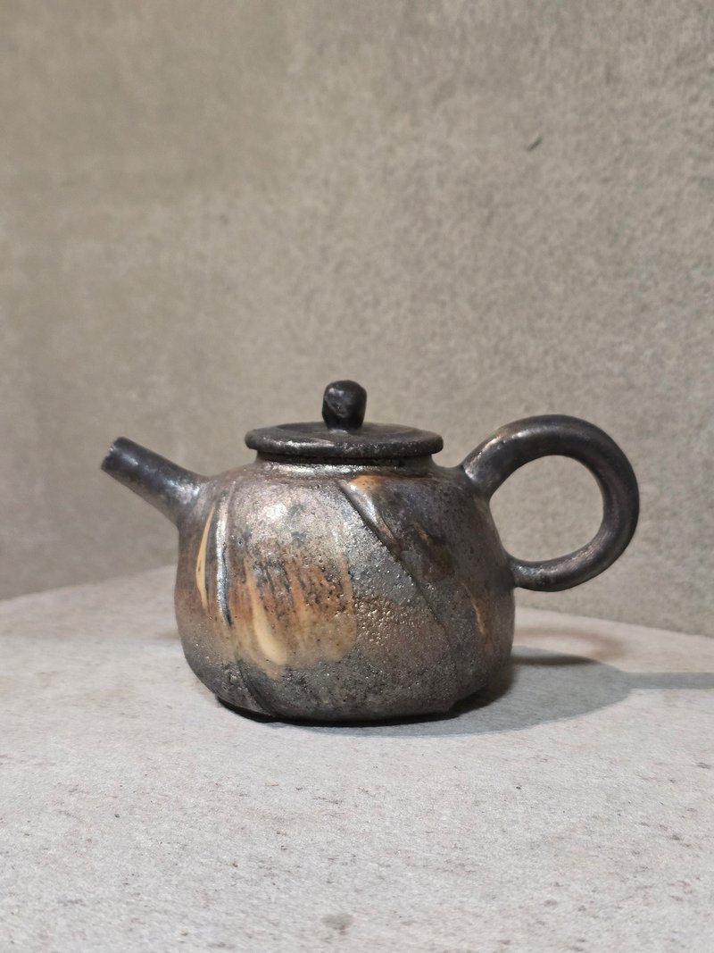 柴烧陶 / 茶壶 - 茶具/茶杯 - 陶 黑色