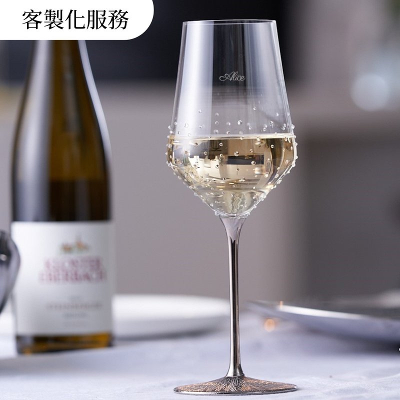 【定制化服务】GRANDI 施华洛世奇水钻酒杯 喷砂 (不含酒杯) - 酒杯/酒器 - 玻璃 
