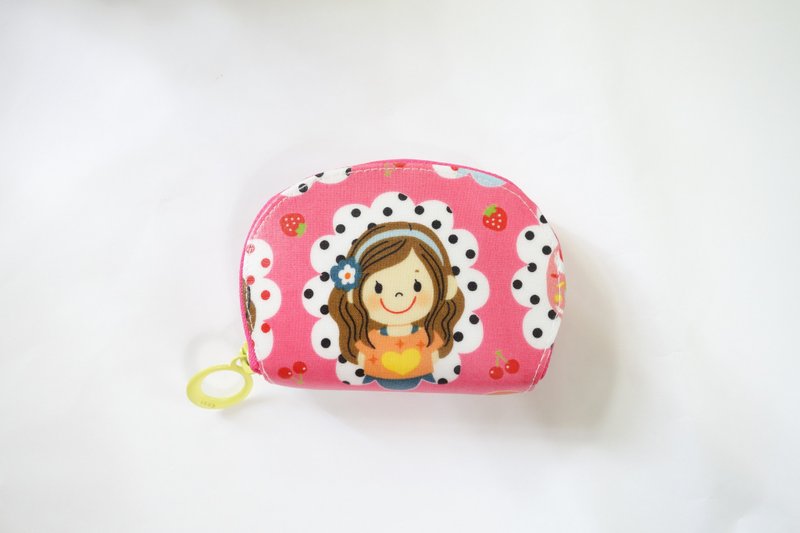 玩布手作。Q娃防水布-零钱包 短夹 - 零钱包 - 防水材质 红色