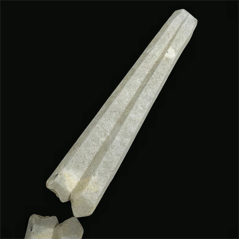 灵魂双生命定相依 蜡烛水晶 灵魂双生 双雷射激光手术刀 - 摆饰 - 水晶 银色