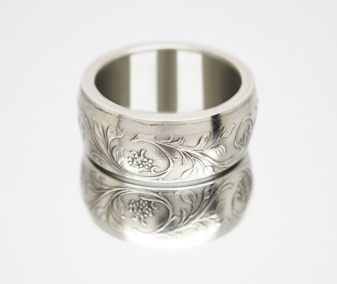 Great Britain Coin Ring 25 pence 1977 Replca coin rings for men coin rings gift - 戒指 - 其他金属 