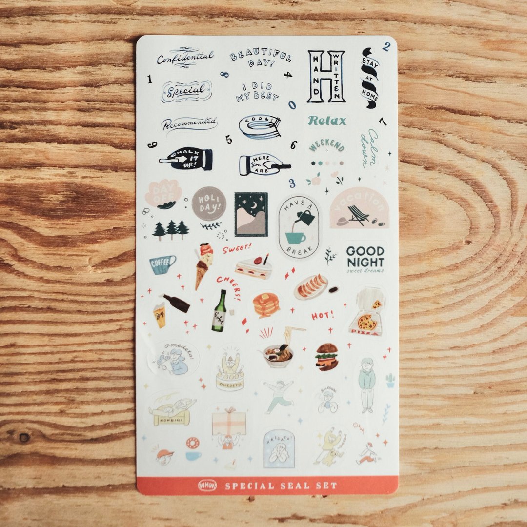 WHW! Original Stickers - 贴纸 - 纸 多色