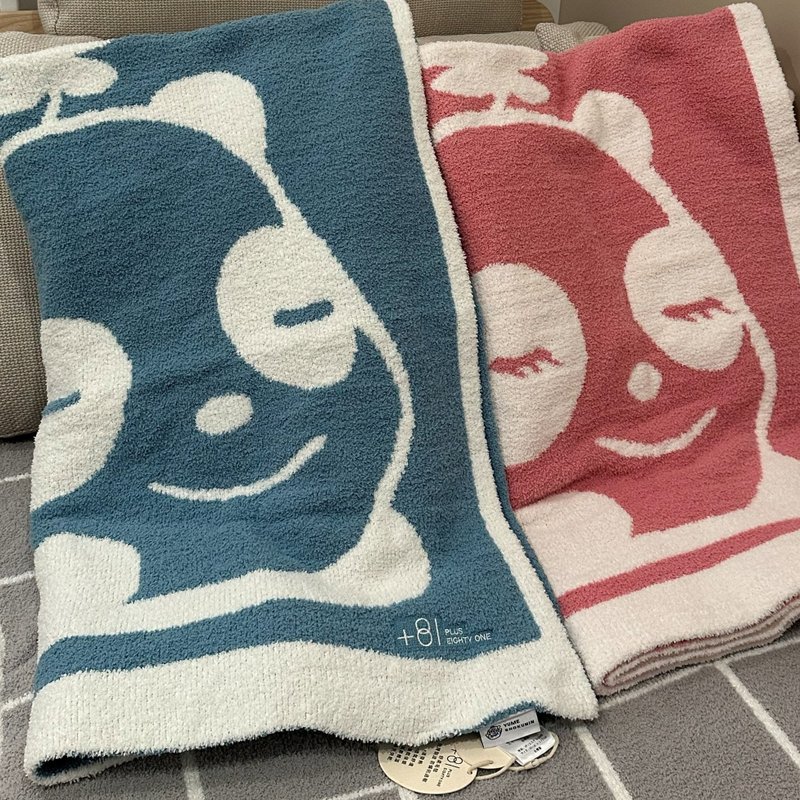 【舒芙蕾保温毯。熊熊款】超软糯亲肤。防螨抗敏。日设计台湾制 - 被子/毛毯 - 其他人造纤维 