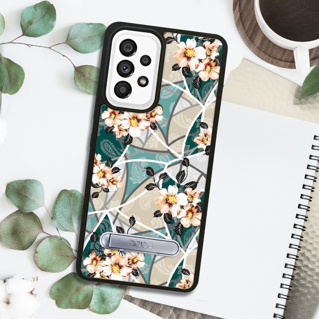 Samsung A55/A54/A35/A34/A25 5G 减震立架手机壳-歌德玫瑰 - 手机壳/手机套 - 其他材质 多色