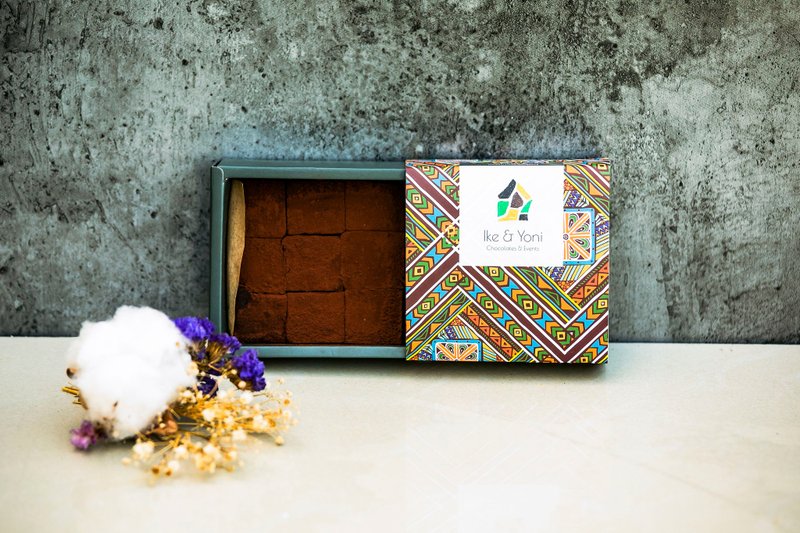 爱尔兰奶酒 | 生巧克力 | Emeka (小盒装) - 巧克力 - 其他材质 咖啡色