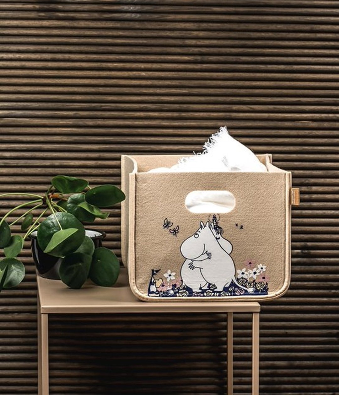 芬兰 Muurla X Moomin 联名收纳篮 (S/拥抱) - 收纳用品 - 其他材质 多色