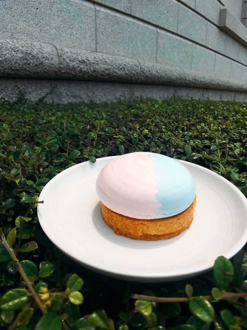 【GJ私藏点心】（2入） 迷幻柠檬塔 新品上市！！ 纯手工熬制柠檬内馅＋100℅现榨柠檬汁＋香浓滑口奶油＋香酥奶油塔皮+迷幻果香马琳糖 - 咸派/甜派 - 新鲜食材 红色