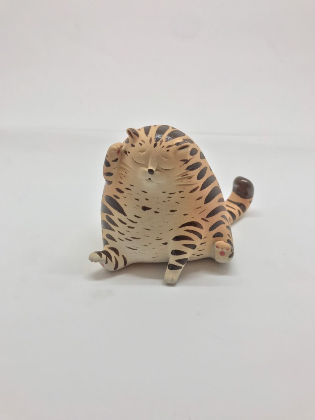 懒懒猫系列-好困好困撑着你 - 玩偶/公仔 - 陶 橘色
