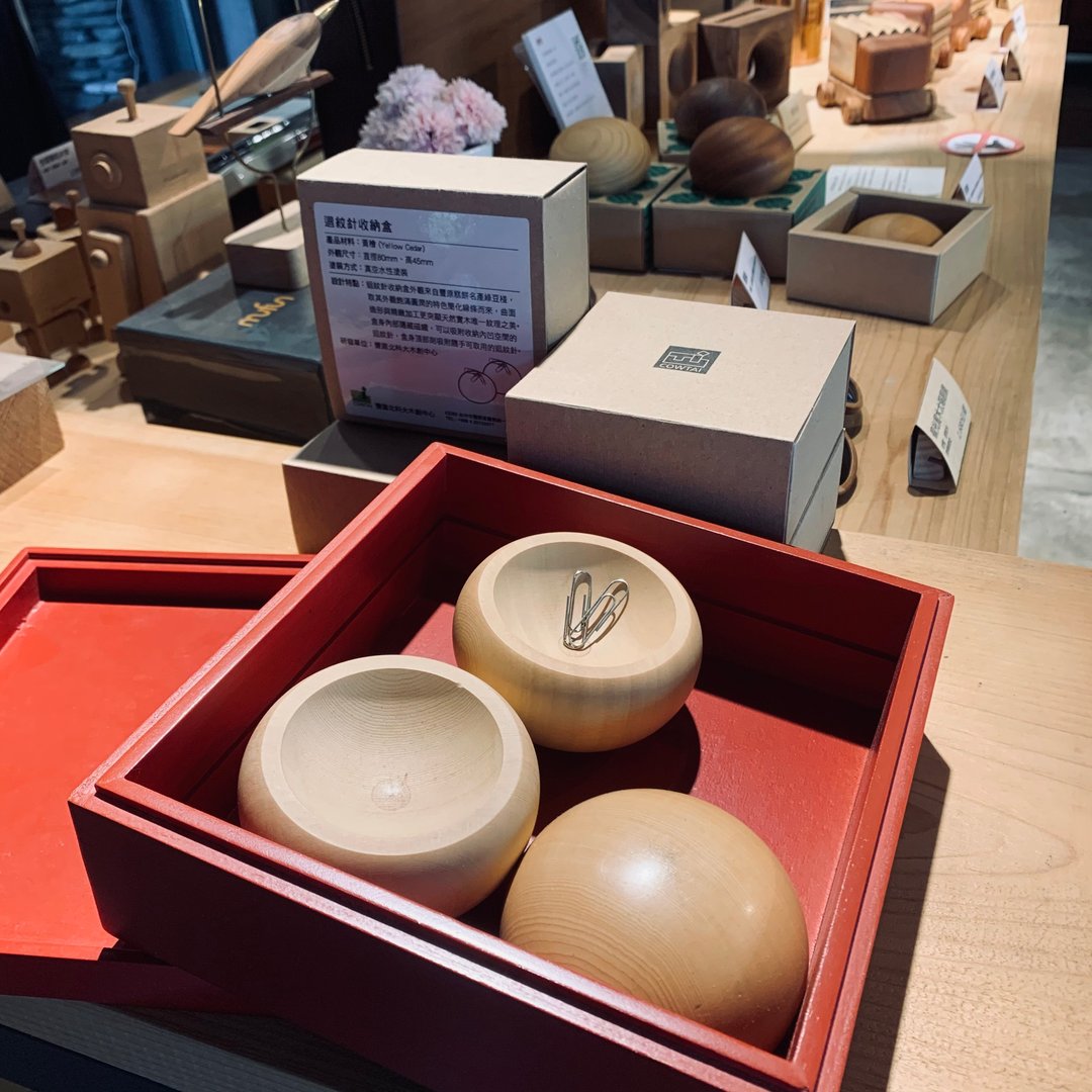 青木工坊 / 可定制化-丰原椪(回纹针收纳盒) - 收纳用品 - 木头 咖啡色