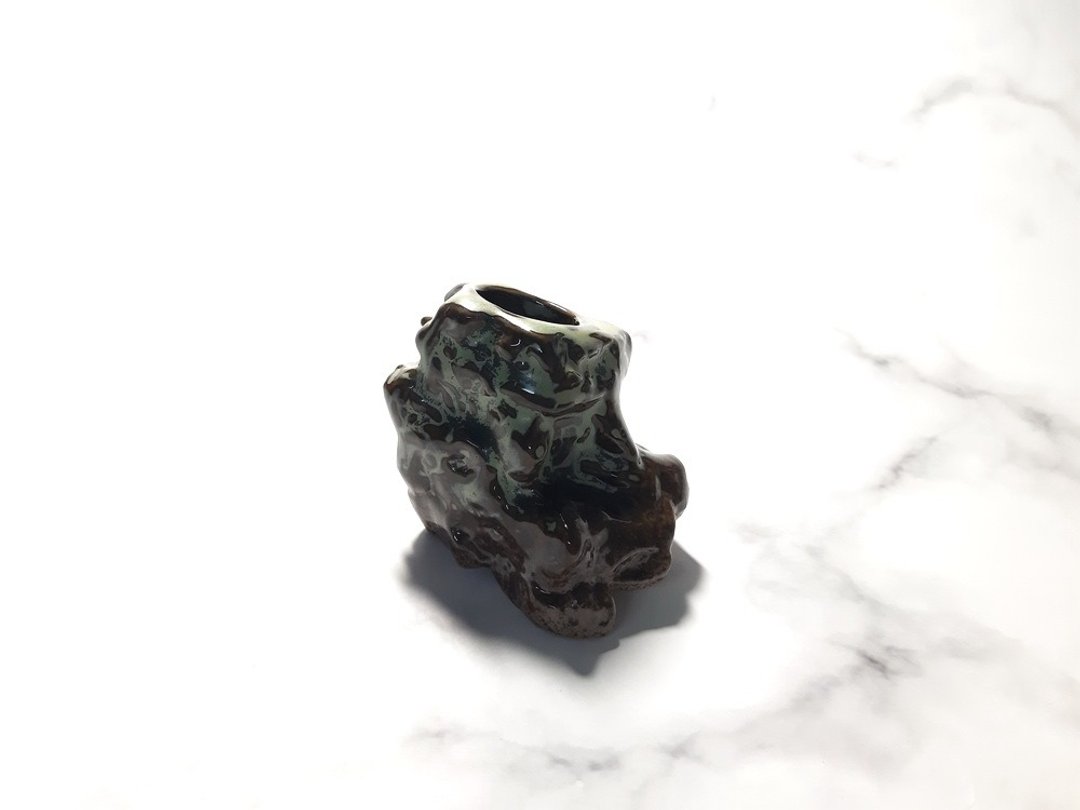 雅墨 - 不规则造型陶盆 花器 - 花瓶/陶器 - 陶 多色