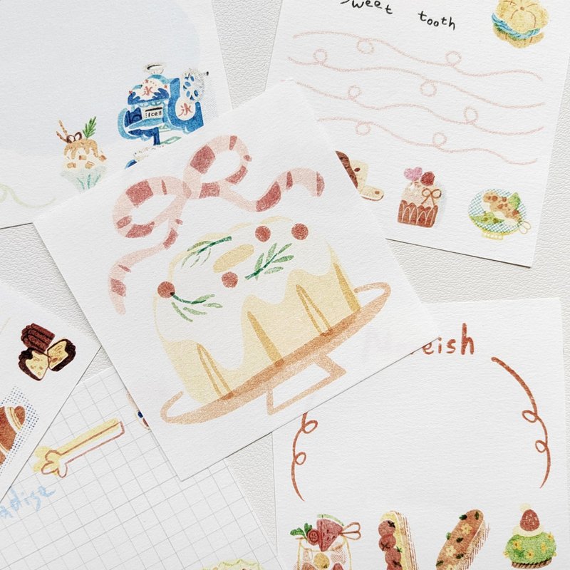 【便簽】美时光 正方形便簽 手帳隨心配 特种纸便簽 - 便条纸/标签贴 - 纸 多色