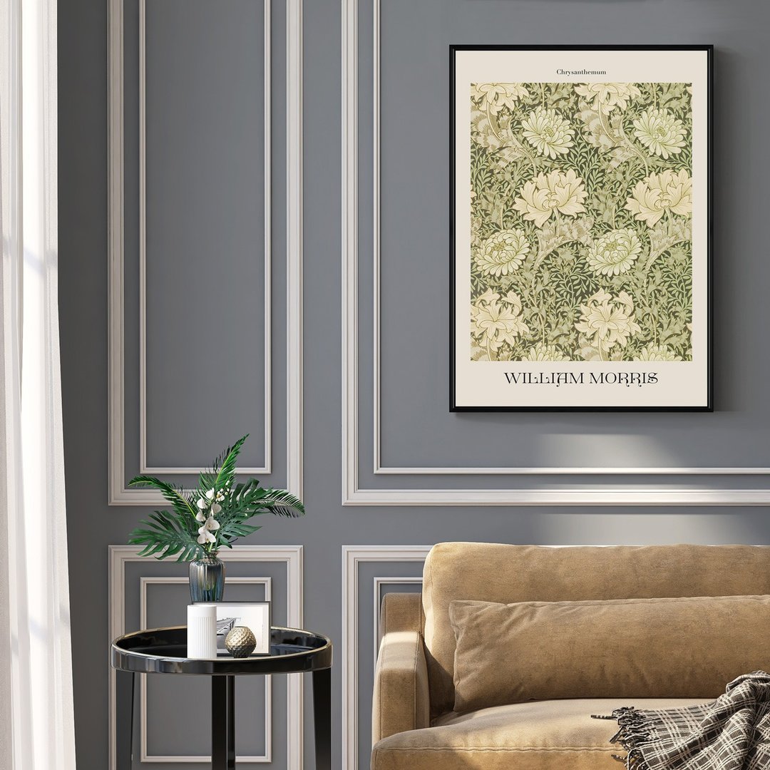 William Morris 石榴 - 复古挂画/装饰画/开店送礼/花卉图腾 - 海报/装饰画/版画 - 棉 绿色