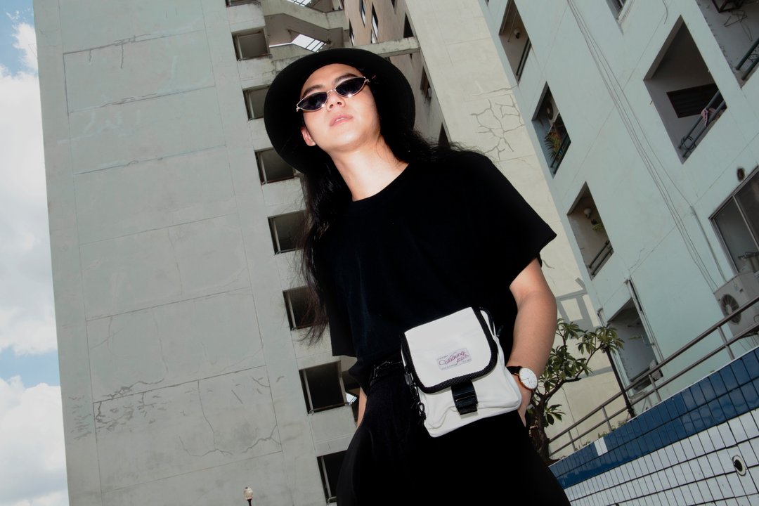 Paul Shoulder bag : White - 其他 - 棉．麻 白色