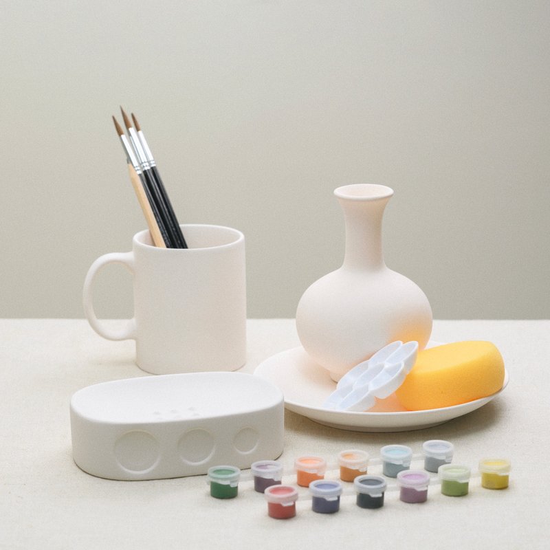 璐室 陶家计划 : 画画陶组 - 插画/绘画/写字 - 颜料 